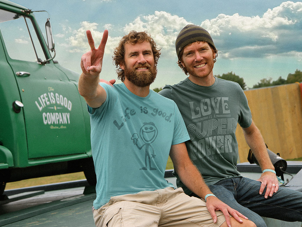 Life is Good Book Tour Bert and John Jacobs