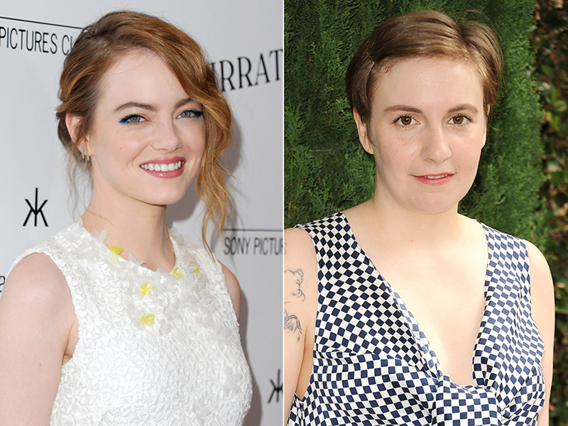 Emma Stone And Lena Dunham Discuss Sexist Nicknames In New Podcast