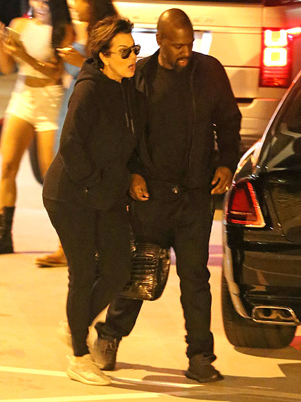 Kim Kardashian Wears $300 Rubber Sandals on Double Date with Kanye West, Kris Jenner and Corey Gamble| Couples, Kanye West, Kim Kardashian, Kris Jenner