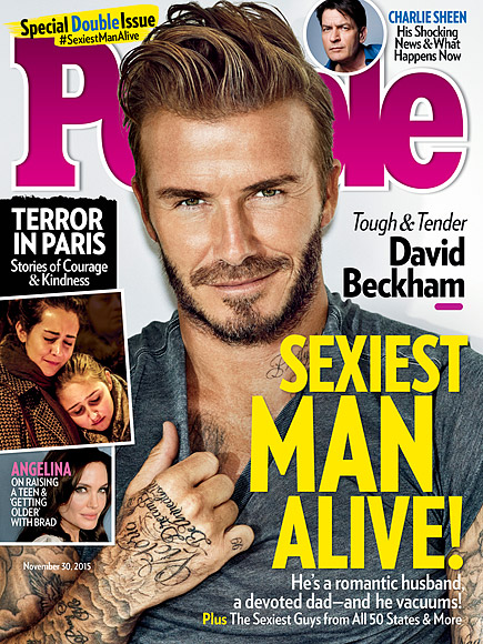 David Beckham Is PEOPLE's Sexiest Man Alive!| Sexiest Man Alive, Sexiest Man Alive, Sexiest Man Alive Ad Tag, David Beckham