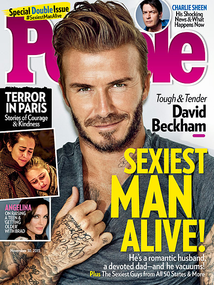 David Beckham Is Peoples Sexiest Man Alive