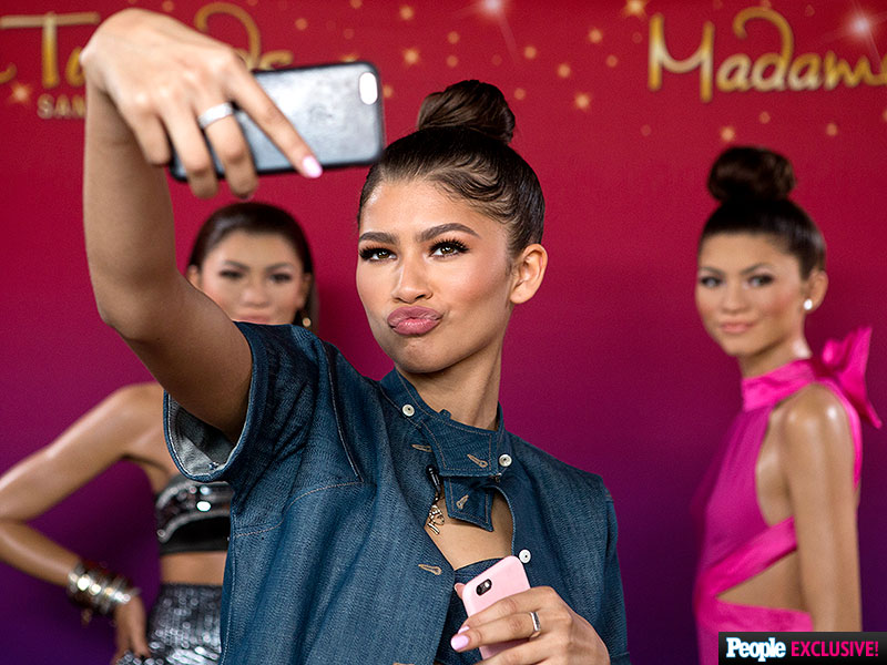 Zendaya Unveils Madame Tussauds Wax Figures : People.com