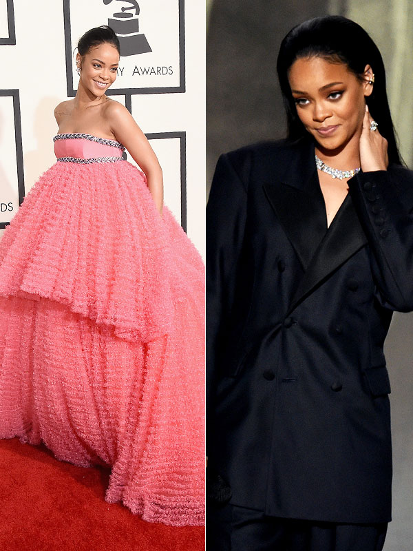 Grammys 2015 Rihanna outfit changes