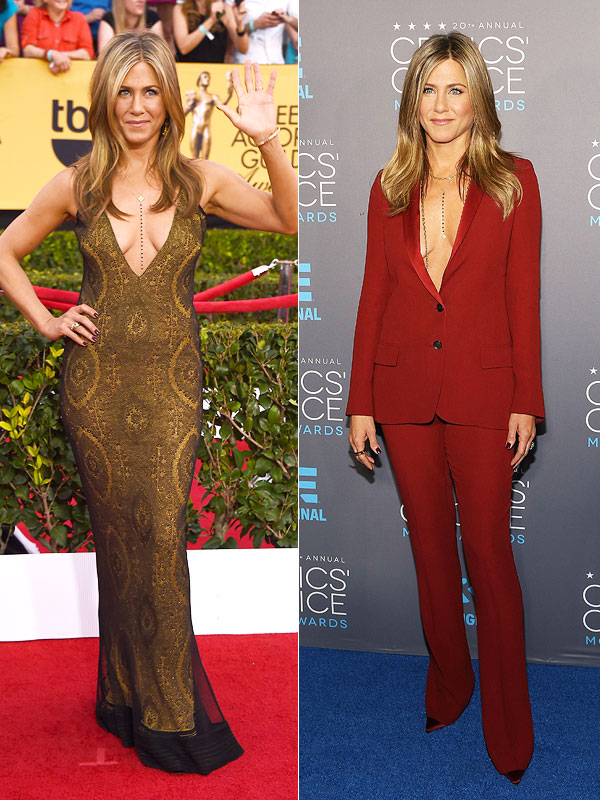 SAG Awards 2015: Jennifer Aniston's Body Chain and 'Cabo San Lucas' Tan Are ... - PEOPLE StyleWatch