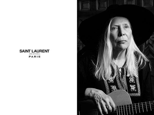 Joni Mitchell Saint Laurent