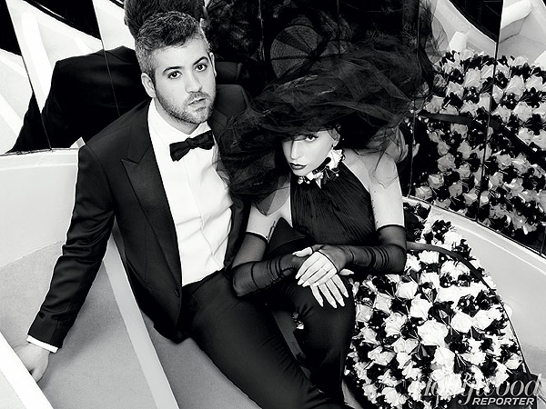 Karl Lagerfeld for The Hollywood Reporter=