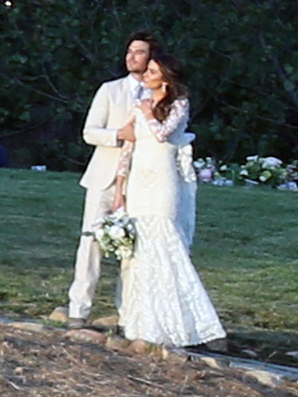 Nikki Reed wedding dress