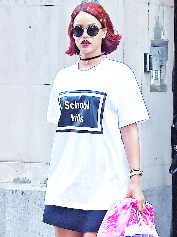 Rihanna red hair