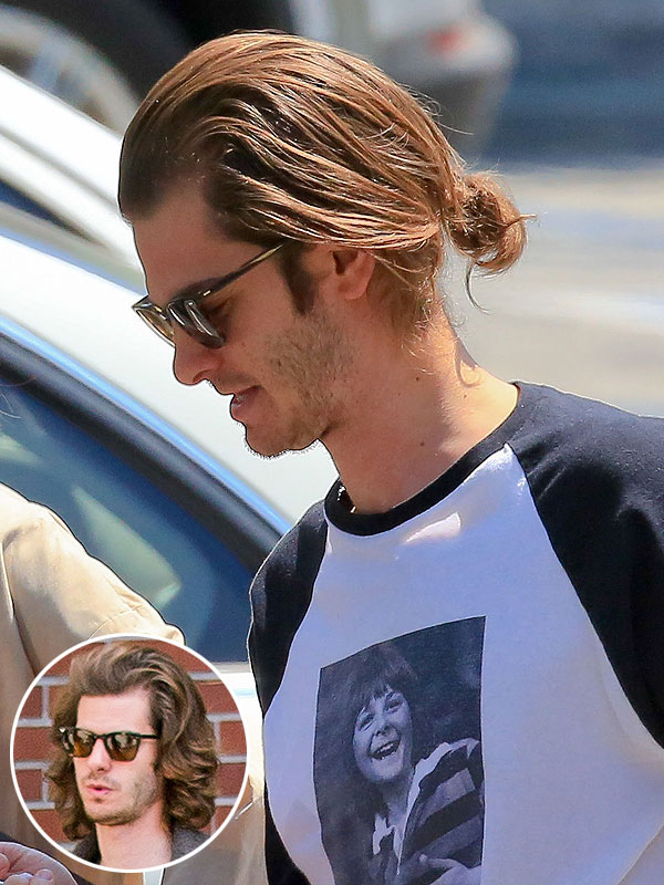 Andrew Garfield Man Bun