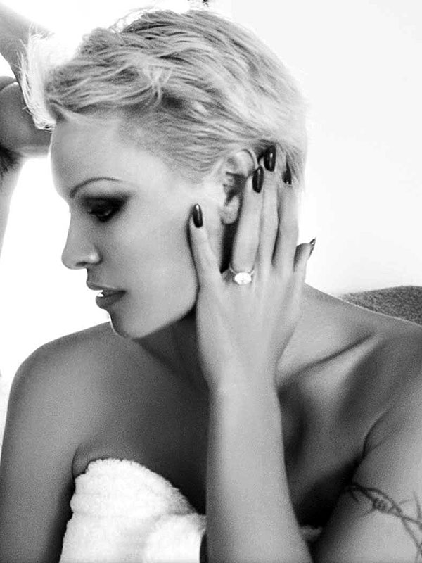 Pamela Anderson engagement ring