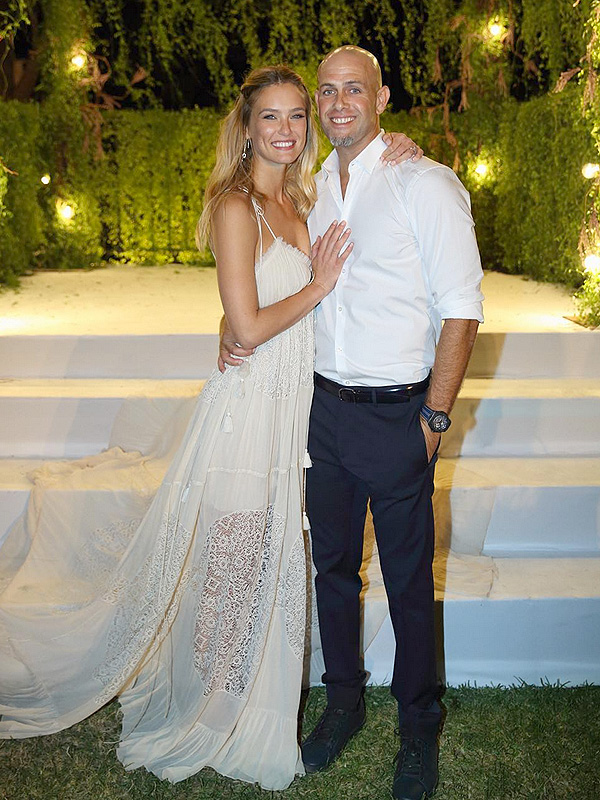 Bar Refaeli and Adi Ezra wedding photo