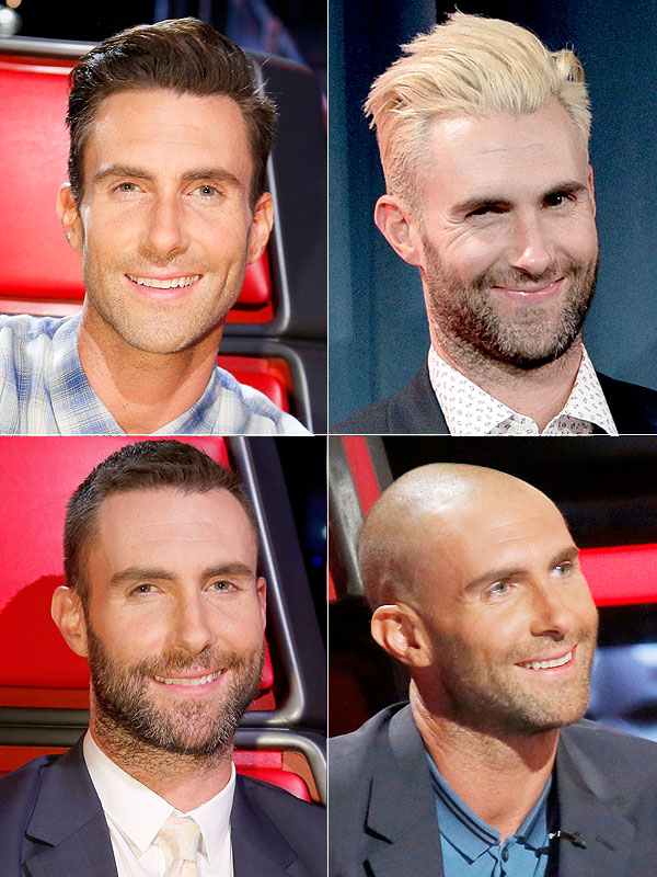 Adam Levine S Bald Head Makes Its Tv Debut Time For A Levine