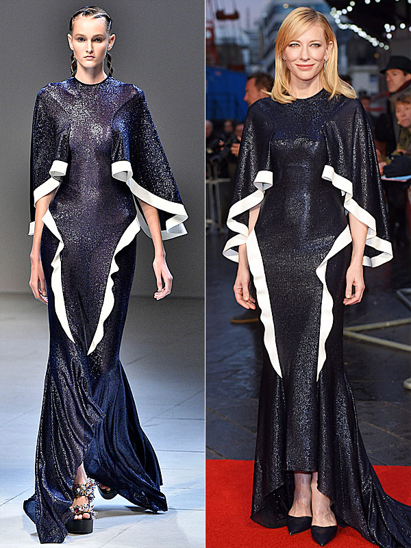 Cate Blanchett designer runway roundup