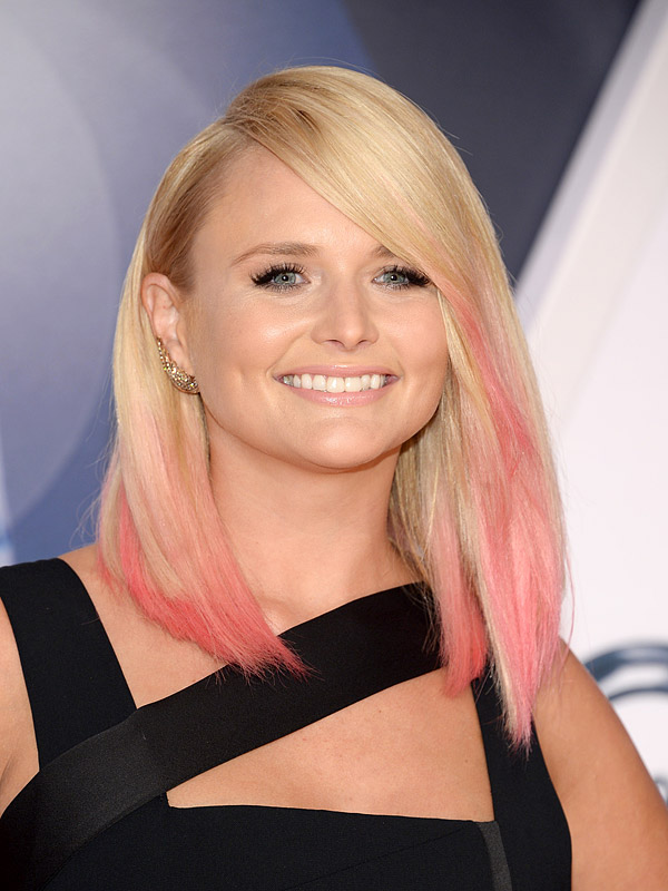 Miranda Lambert pink hair