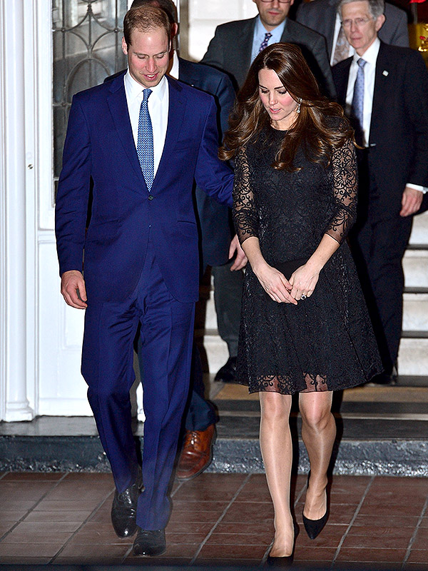 Kate Middleton black lace Beulah London