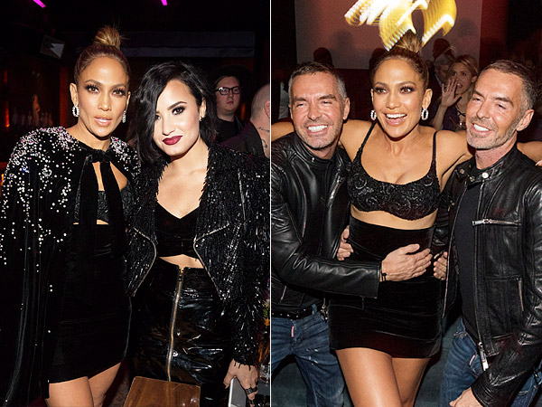 Jennifer Lopez AMA After Party Demi Lovato