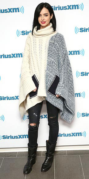 THE TWO-TONE PONCHO photo | Krysten Ritter