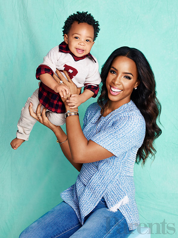 Kelly Rowland Parents magazine son Titan