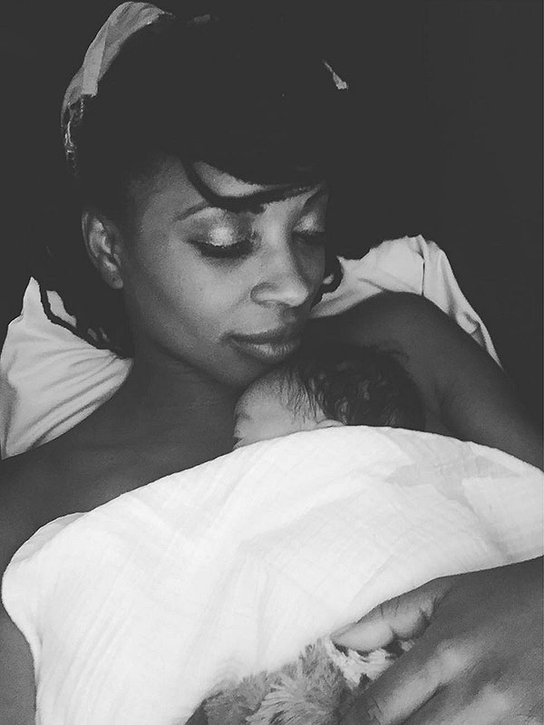 Shanola Hampton and New Son Daren