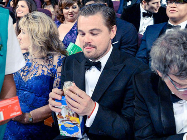 Resultado de imagen de dicaprio meme eating