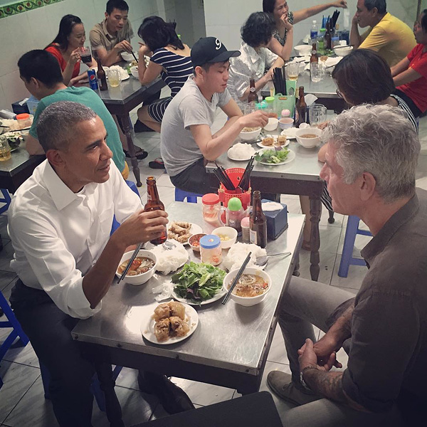 Anthony Bourdain President Obama