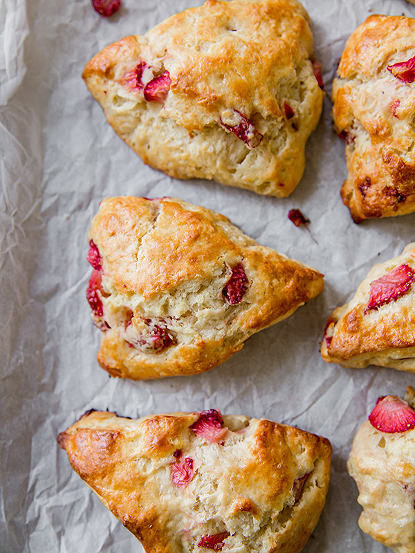 Sally s Baking Addiction A Strawberry Scone Recipe For Brunch Great 