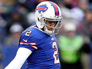 VIDEO: Ouch! Buffalo Bills Kicker Smacks Himself in the Face with Helmet After Missed Extra Point