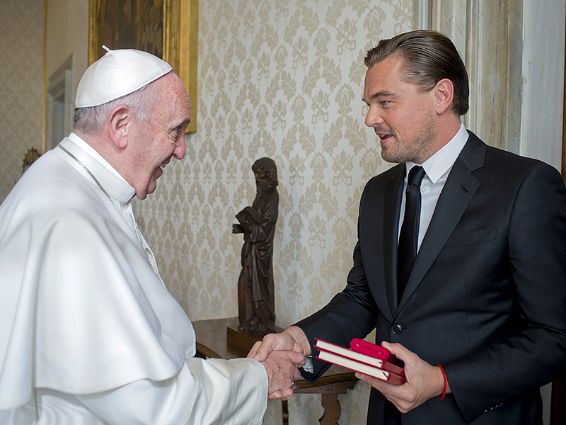 Leonardo DiCaprio Meets with Pope Francis to Discuss Climate Change| Good Deeds, Movie News, Leonardo DiCaprio, Pope Francis