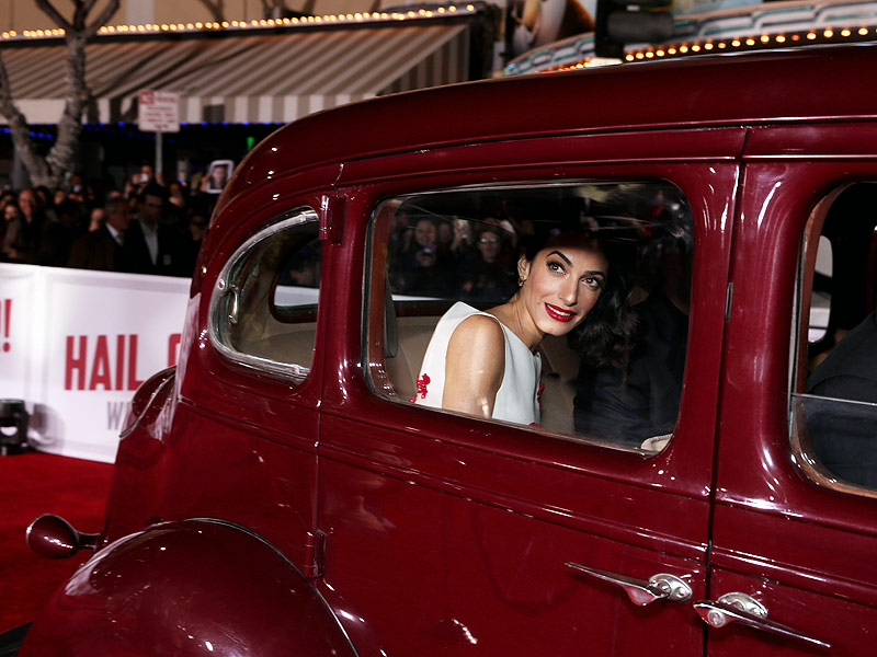 George and Amal Clooney Are Picture Perfect at Hail, Caesar! Premiere with Channing Tatum, Jonah Hill and Josh Brolin| Hail Caesar, Movie News, Amal Alamuddin, Channing Tatum, George Clooney