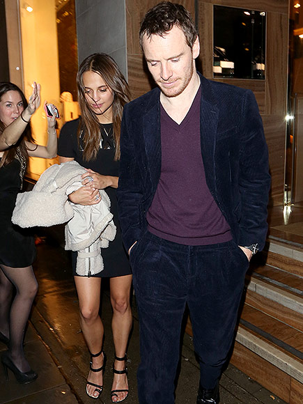 Now You See Them, Now You Don't: Alicia Vikander and Michael Fassbender Are This Awards Season's Most Elusive Couple| Couples, Academy Awards, Oscars 2016, Movie News, Alicia Vikander, Michael Fassbender