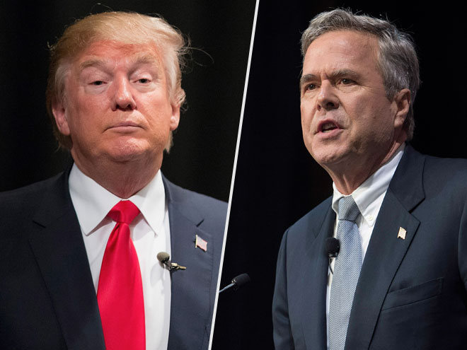It's Come Down to This: Donald Trump Teases Jeb Bush About His ... Glasses| 2016 Presidential Elections, politics, Donald Trump, Jeb Bush