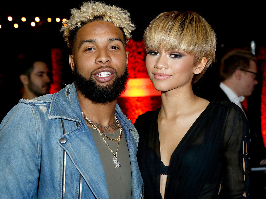 Zendaya Dating NFL Star Odell Beckham Jr.: Couple Cozy Up at Grammy 