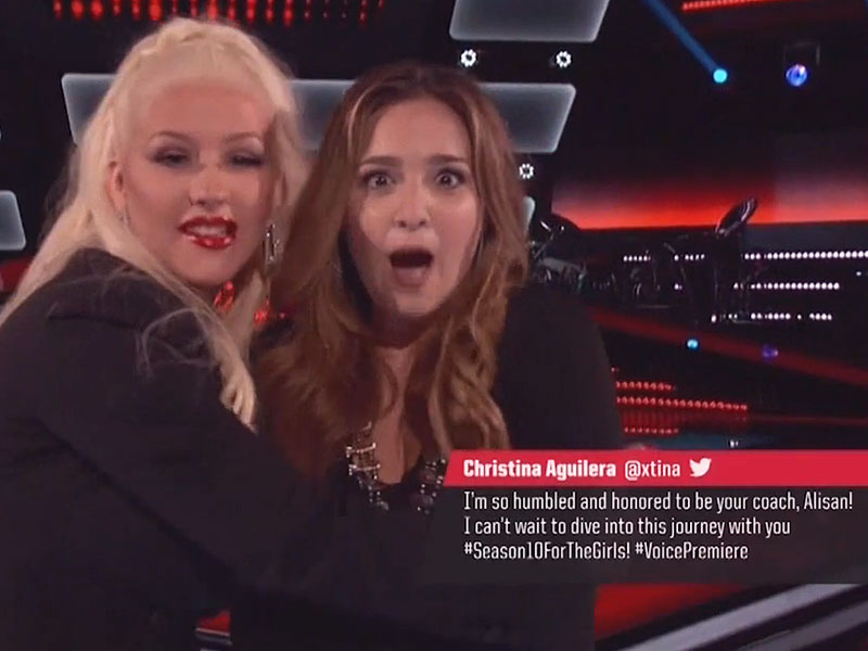 Curly Sue's Alisan Porter Nails Her Voice Blind Audition, Joins Team Xtina| Curly Sue, The Voice, TV News, John Hughes