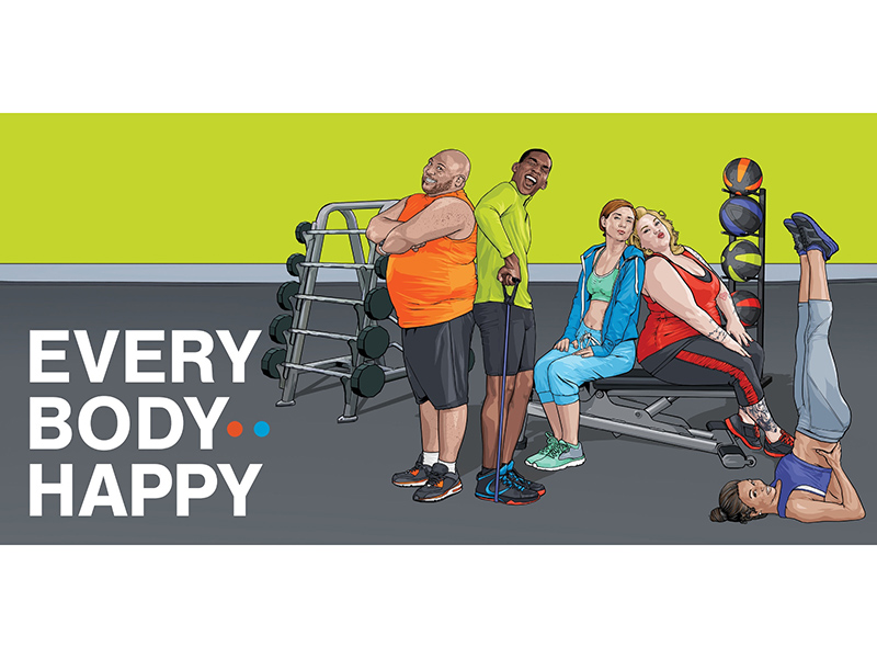 Blink Fitness Combats Body Shaming with Their 'Every Body Happy' Ad Campaign| Diet & Fitness, Fitness, Fitness & Health Fads, Bodywatch, Gym