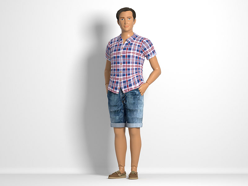 Artist Behind Proportional Barbie Creates Male Version: 'He May Not Have a 6-Pack, but He Has a Fantastic Sense of Humor'| Feminism, Kids & Family Life, Body shaming, Bodywatch