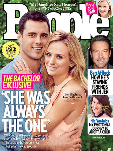 Bachelor Ben Higgins Is Engaged to Lauren Bushnell!| Couples, Engagements, Reality TV, The Bachelor, TV News, Ben Higgins