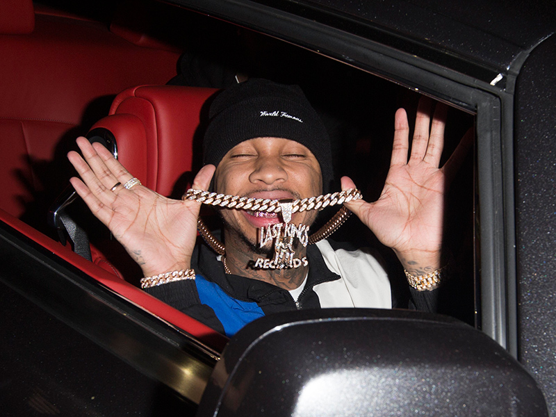 Tyga Packs on the PDA with Kylie Jenner at a Club Before Leaving with a Friend Holding What Appears to Be a Gun| Kylie Jenner, Tyga