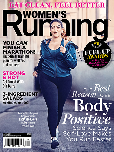 Women's Running Features Curvy Model Nadia Aboulhosn on Their April Cover