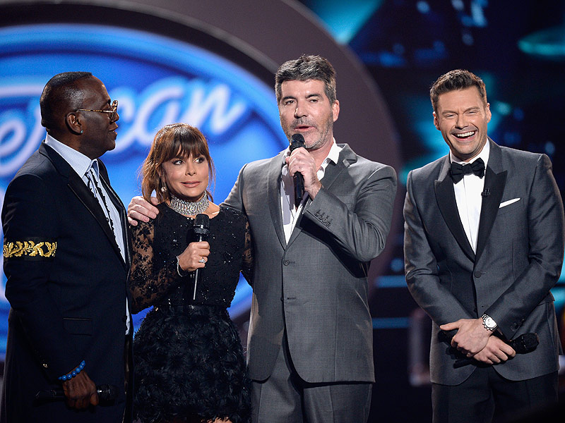 Simon Cowell Makes Surprise Return for American Idol Finale – and Finally Offers a Tiny Apology for Being So Mean| American Idol, Paula Abdul, Randy Jackson, Ryan Seacrest, Simon Cowell