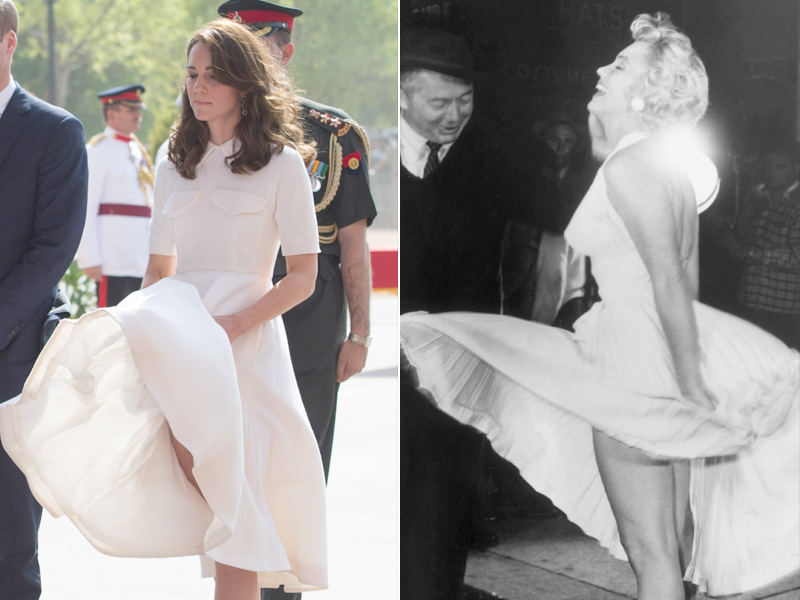 Princess Kate (and Prince William!) Had a Marilyn Moment in India| The British Royals, The Royals, Kate Middleton, Prince William