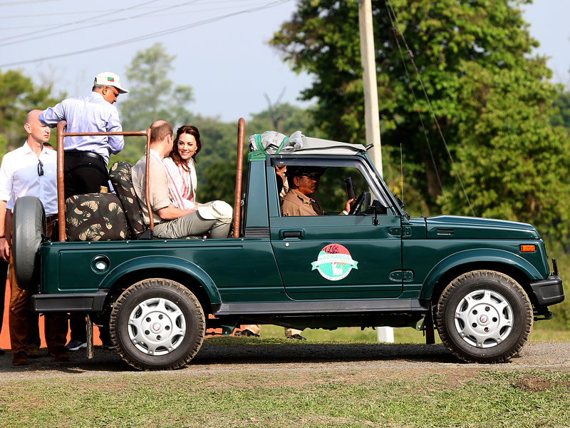 Prince William and Princess Kate Take on Indian Wilderness! Royal Couple See Wild Elephants, Baby Rhinos and More on Safari| The Royals, Kate Middleton, Prince William