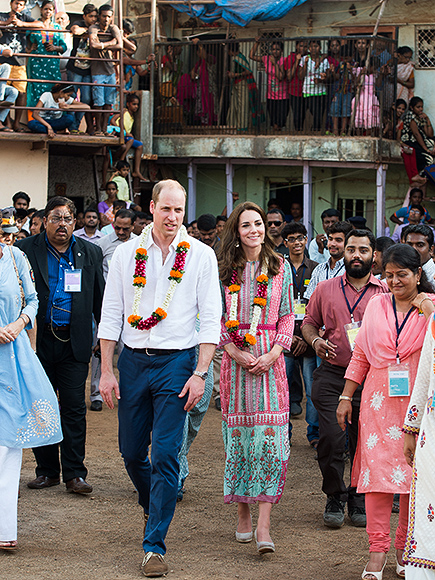 Prince William and Princess Kate Receive Tika Dots on Their Foreheads During Traditional Ceremony in Mumbai| The British Royals, The Royals, Kate Middleton, Prince William