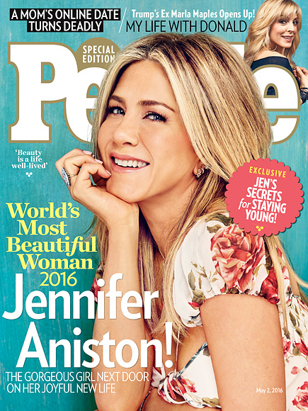 Jennifer Aniston Is PEOPLE's 2016 World's Most Beautiful Woman!| Diet & Fitness, Bodywatch, Most Beautiful on Covers, BodyWatch, Most Beautiful 2016, Individual Class