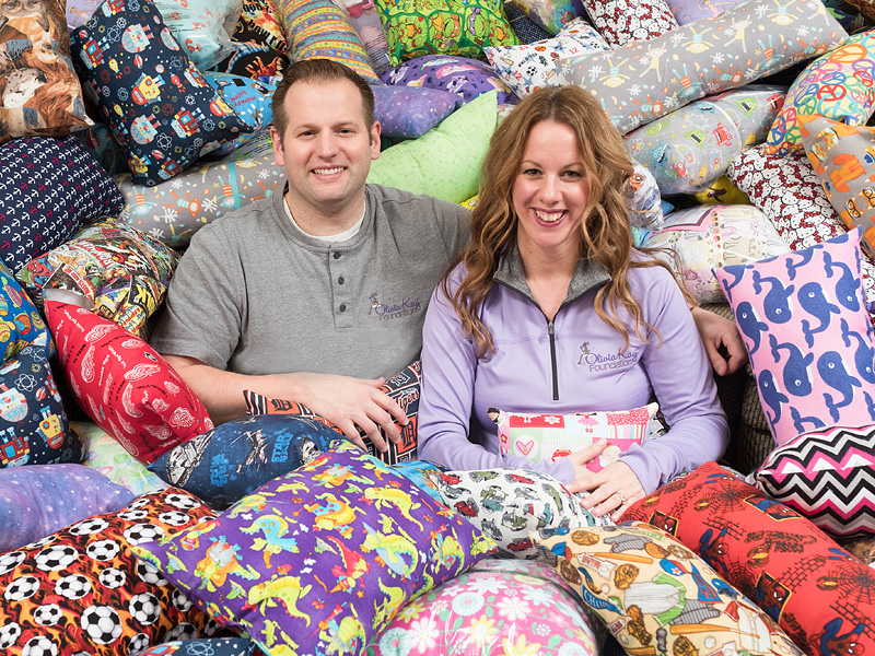 Michigan Couple Inspired by Daughter to Craft Colorful Pillows for Pediatric Hospital Patients: 'We Hope They Can Ease Children's Pain'| Heroes Among Us, Medical Conditions