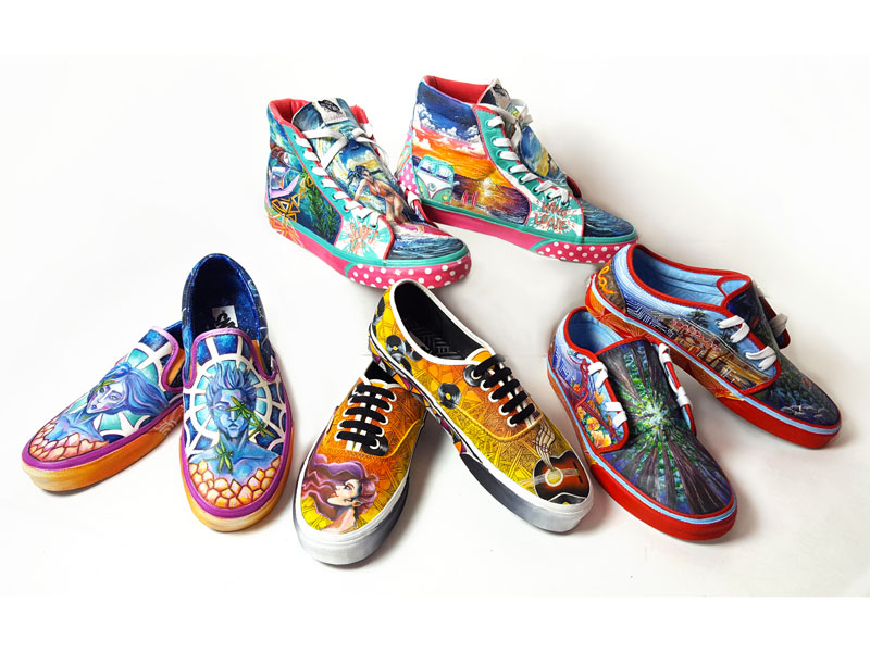 High Schoolers Customize Vans Sneakers to Win Money for Their School's Arts Program| Good Deeds, Around the Web, Real People Stories