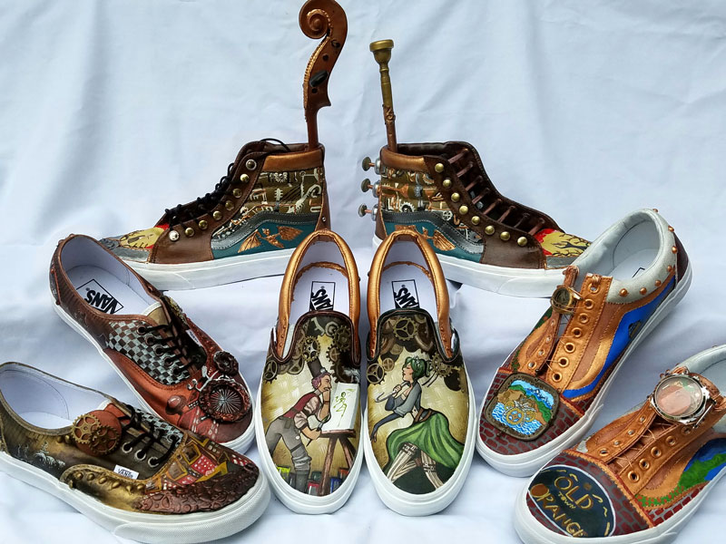 High Schoolers Customize Vans Sneakers to Win Money for Their School's Arts Program| Good Deeds, Around the Web, Real People Stories