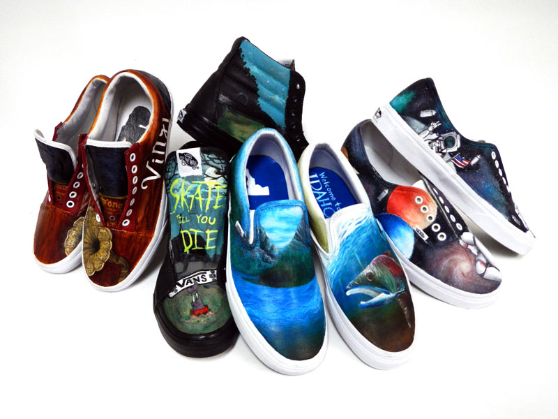High Schoolers Customize Vans Sneakers to Win Money for Their School's Arts Program| Good Deeds, Around the Web, Real People Stories