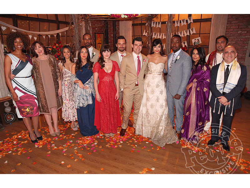 New Girl Wedding Photos Cece And Schmidt Season Finale Celebration