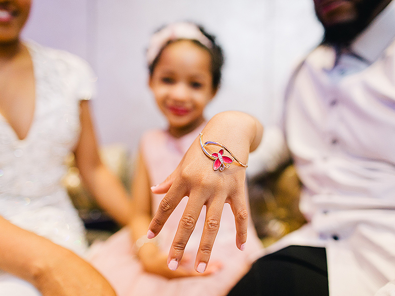 Devon Still's Daughter Leah Receives Beautiful Custom Made Bracelet for Her Father's Wedding: 'I Love My Dad!'| Wedding