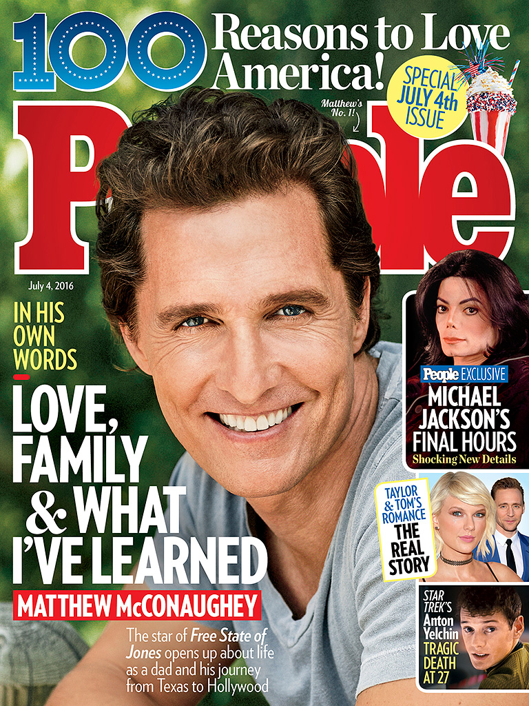 Matthew McConaughey Reveals Which of His Female Costars He Really Had a Crush On Growing Up| Movie News, People's List, Jess Cagle, Matthew McConaughey, Sarah Jessica Parker
